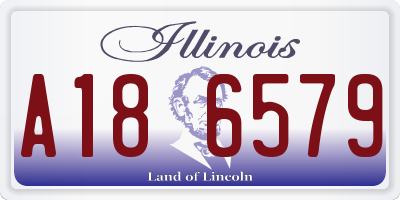 IL license plate A186579
