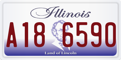 IL license plate A186590