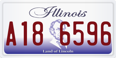 IL license plate A186596