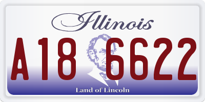 IL license plate A186622