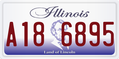 IL license plate A186895
