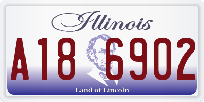 IL license plate A186902