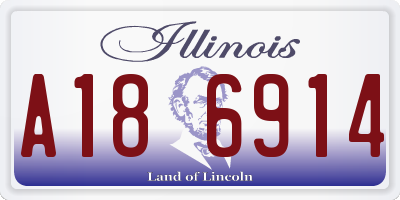 IL license plate A186914