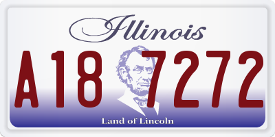 IL license plate A187272
