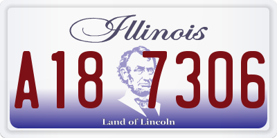 IL license plate A187306