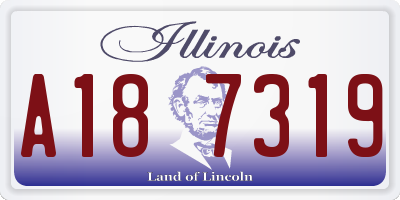 IL license plate A187319