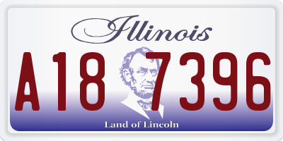IL license plate A187396