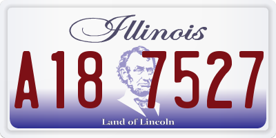 IL license plate A187527