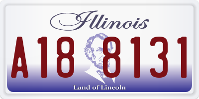 IL license plate A188131