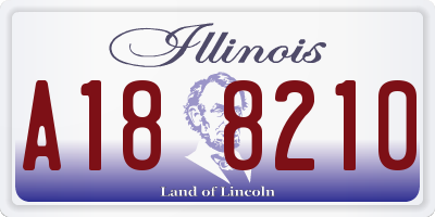 IL license plate A188210