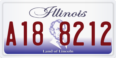 IL license plate A188212