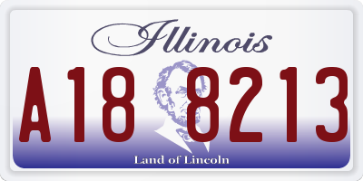IL license plate A188213