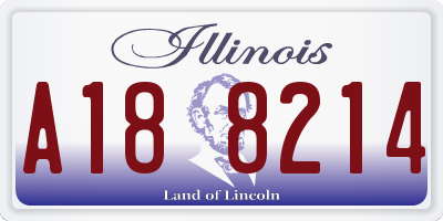 IL license plate A188214