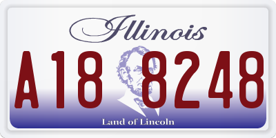 IL license plate A188248