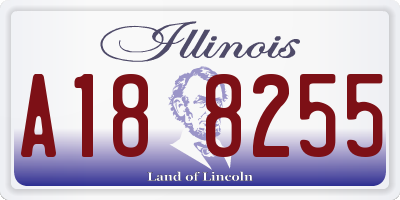 IL license plate A188255