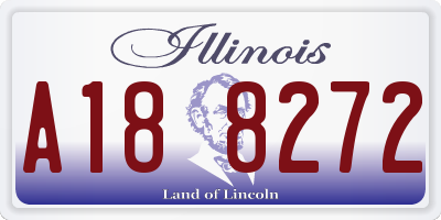 IL license plate A188272
