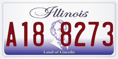 IL license plate A188273