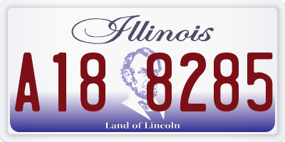 IL license plate A188285