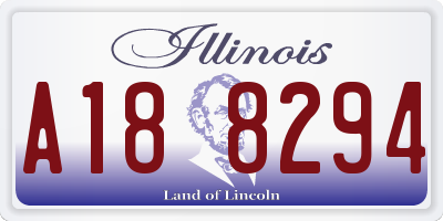 IL license plate A188294