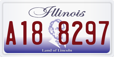 IL license plate A188297