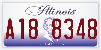 IL license plate A188348