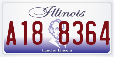 IL license plate A188364