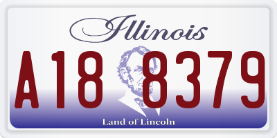 IL license plate A188379