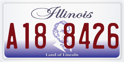 IL license plate A188426