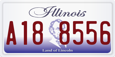 IL license plate A188556