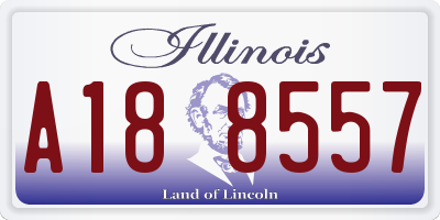 IL license plate A188557