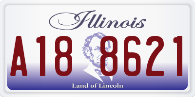 IL license plate A188621