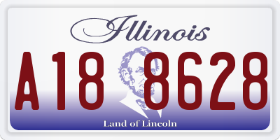 IL license plate A188628
