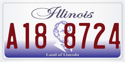 IL license plate A188724