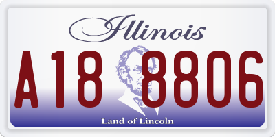 IL license plate A188806