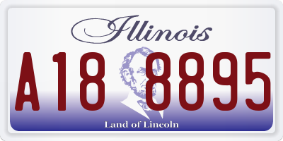 IL license plate A188895