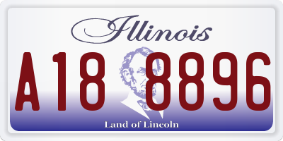 IL license plate A188896