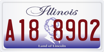 IL license plate A188902