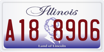 IL license plate A188906