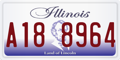 IL license plate A188964