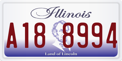 IL license plate A188994