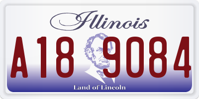 IL license plate A189084