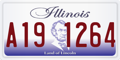 IL license plate A191264