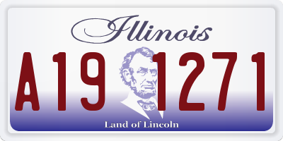 IL license plate A191271