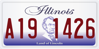 IL license plate A191426