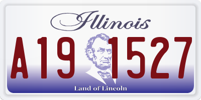 IL license plate A191527