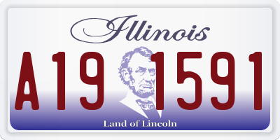 IL license plate A191591