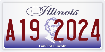 IL license plate A192024
