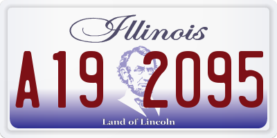 IL license plate A192095