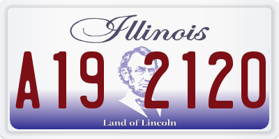 IL license plate A192120