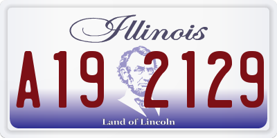 IL license plate A192129